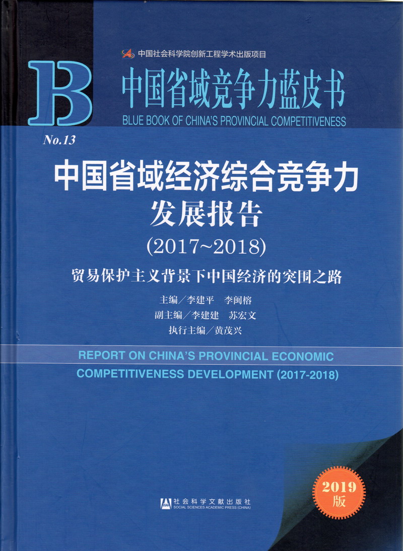 艹艹艹操网中国省域经济综合竞争力发展报告（2017-2018）